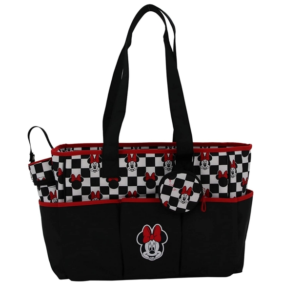 NWT Minnie Mouse 4 Piece Diaper Bag Set